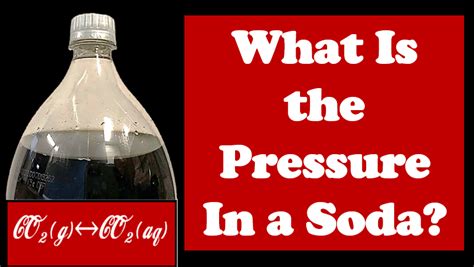 pressure in a soda pop